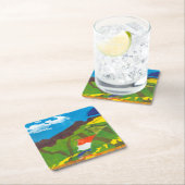 Prayer Flags Kartonnen Onderzetters (Insitu)