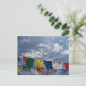Prayer flags, Leh, Ladakh, India Briefkaart (Staand voorkant)