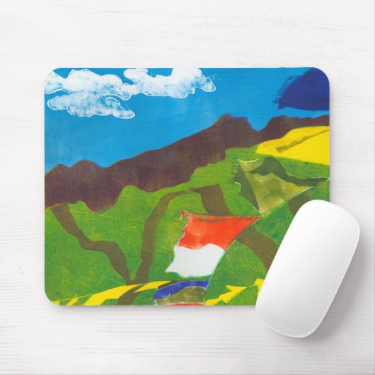 Prayer Flags Muismat (Met muis)