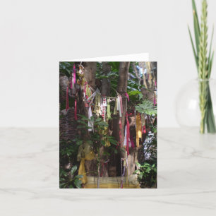 PRAYER FLAGS ON TREE NOTECARD KAART