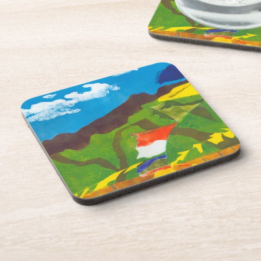 Prayer Flags Onderzetter (Linkerzijde)