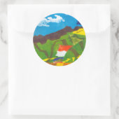 Prayer Flags Ronde Sticker (Tas)
