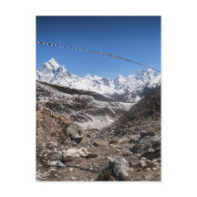 Prayer Flags & Snowy Mountains (Himalaya)