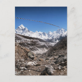 Prayer Flags & Snowy Mountains (Himalaya) Briefkaart