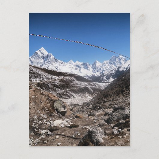 Prayer Flags & Snowy Mountains (Himalaya) Briefkaart (Voorkant)