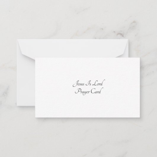 Prayer Flat Note-kaart Notitiekaartje (Achterkant)