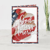 Prayer for America USA FLAG RED WHITE BLUE Kaart (Voorkant)