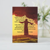 Prayer for Daily Life Flat Wenskaart Kaart (Staand voorkant)