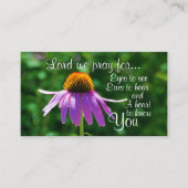 Prayer for Eyes to See and Ears to Hear, Flower Visitekaartje (Voorkant)