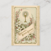 Prayer for Priests by St. Therese Holy Card Visitekaartje (Voorkant)
