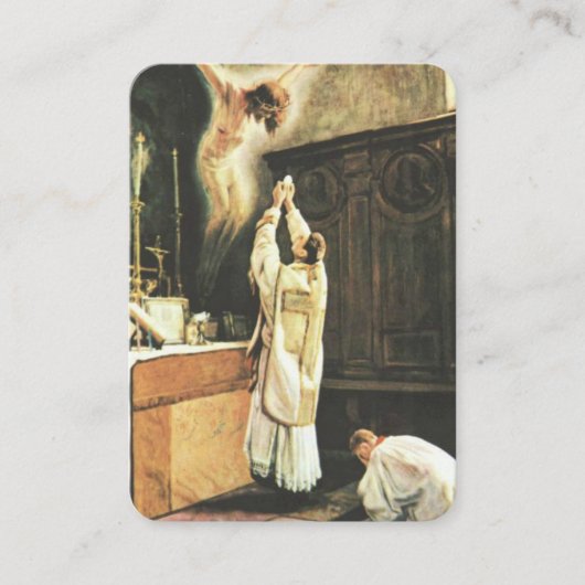 Prayer for Priests by St. Therese Holy Card Visitekaartje (Voorkant)