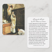 Prayer for Priests by St. Therese Holy Card Visitekaartje (Voorkant / Achterkant)
