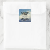 Prayer for understanding psalm 19:14 Bijbelversie Vierkante Sticker (Tas)