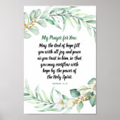 Prayer for You Calligraphy Poster (Voorkant)
