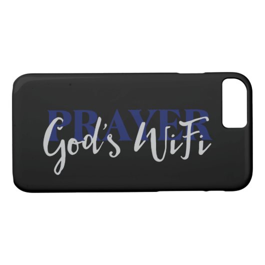 PRAYER God's WiFi Case-Mate iPhone Case (Achterkant (Horizontaal))