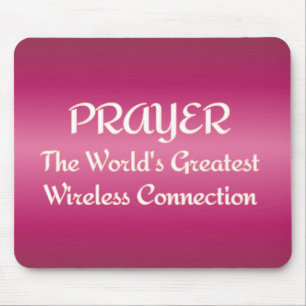 PRAYER - Greatest Wireless Connection Mousepad Muismat