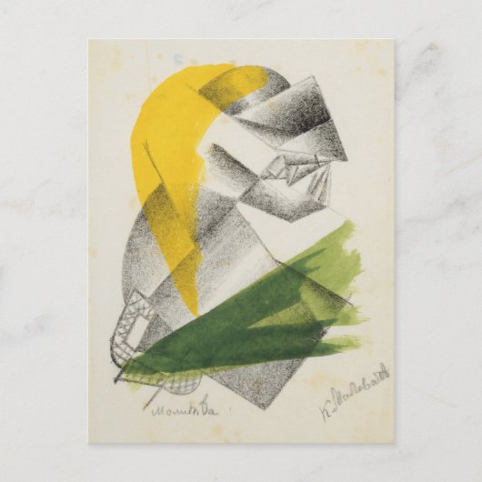 Prayer II, c.1913 (lithograaf) Briefkaart (Voorkant)