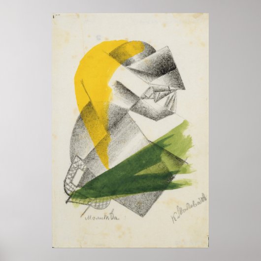 Prayer II, c.1913 (lithograaf) Poster (Voorkant)