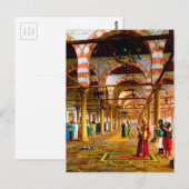 Prayer in de moskee (1871) briefkaart (Voorkant / Achterkant)