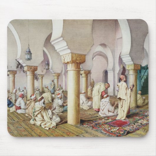 Prayer in de moskee, 1884 muismat (Voorkant)