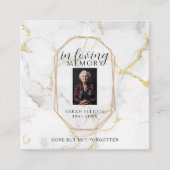 Prayer in memory of loved one Card Contactkaartje (Voorkant)