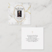 Prayer in memory of loved one Card Contactkaartje (Voorkant / Achterkant)