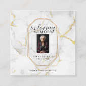 Prayer in memory of loved one Card Contactkaartje (Voorkant)