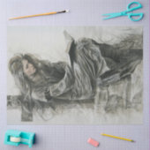 Prayer in Time of Grief Decoupage  Tissue Paper Tissuepapier (Craft)