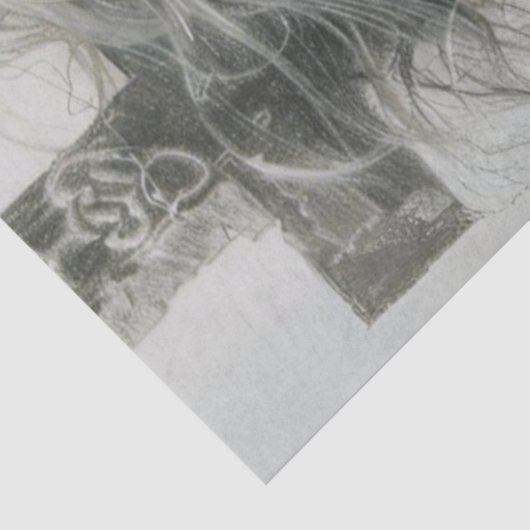 Prayer in Time of Grief Decoupage  Tissue Paper Tissuepapier (Detail)