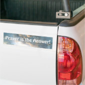 Prayer is de Bumpersticker Antwoord (Op Truck)