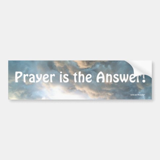 Prayer is de Bumpersticker Antwoord (Voorkant)