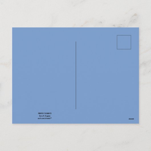 PRAYER IS DE HOPE POST KAART (Achterkant)
