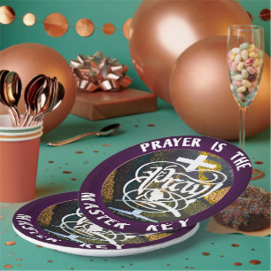 PRAYER IS DE MEESTE SLEUTEL. Bid! Papieren Bordje