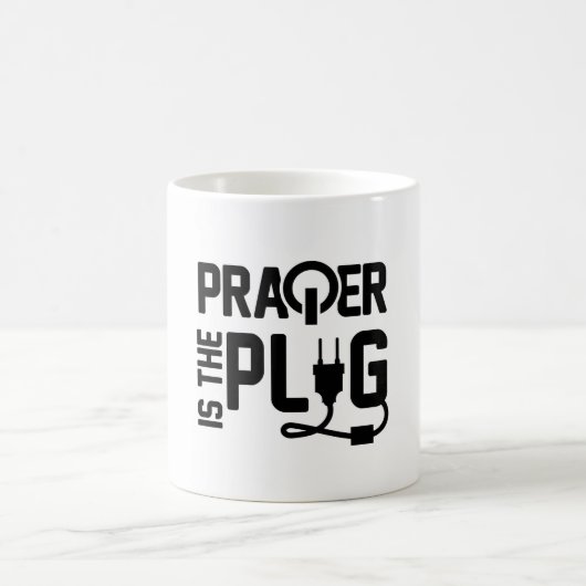 Prayer is de Plug Morphing-Mok Magische Mok (Center)