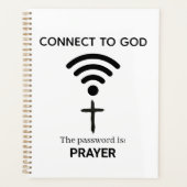 Prayer is the best wireless connection to God Planner (Voorkant)