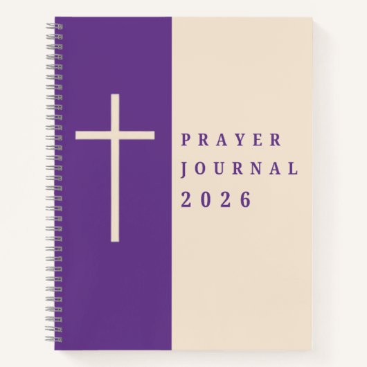 Prayer Journal 2026 Notitieboek (Voorkant)