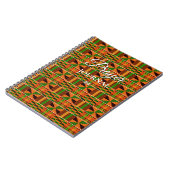 Prayer Journal African Kente K47 Spiral Notitieboe Notitieboek (Linkerzijde)