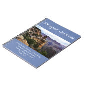 Prayer Journal Bijbel Verse Grand Canyon Uitzicht Notitieboek (Linkerzijde)