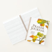 Prayer Journal Bijbel Verse Psalms 34:4 boomblader Notitieboek (Binnen)