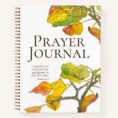 Prayer Journal Bijbel Verse Psalms 34:4 boomblader Notitieboek