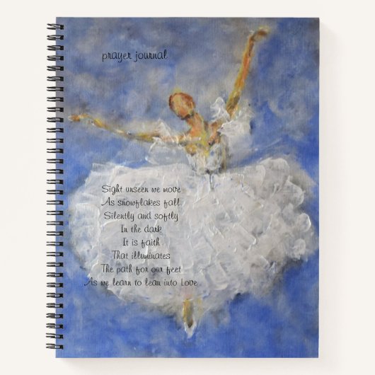 Prayer Journal met ballerina Notitieboek (Voorkant)