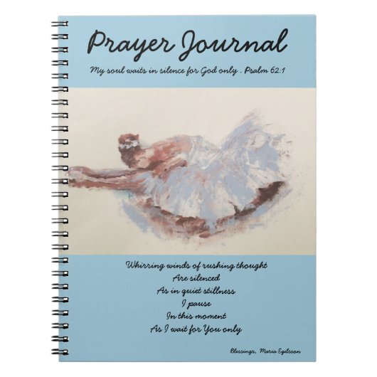 Prayer Journal met Ballerina Notitieboek (Voorkant)