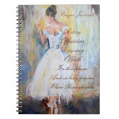 Prayer Journal met danser Notitieboek (Voorkant)