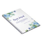 Prayer Journal Modern Waterverf Bloemen Notitieboe Notitieboek (Rechterzijde)