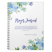 Prayer Journal Modern Waterverf Bloemen Notitieboe Notitieboek (Voorkant)