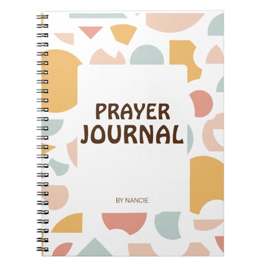 Prayer Journal Name Personalization Notitieboek (Voorkant)