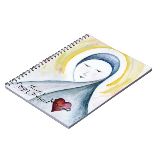 Prayer Journal Vibrant Hail Mary Notitieboek (Linkerzijde)