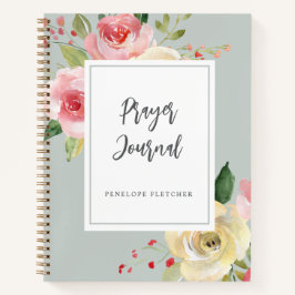 Prayer Journal Waterverf Bright Blooms Notitieboek