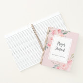 Prayer Journal Waterverf Floral Elegant Roze Notitieboek (Binnen)