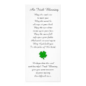 Prayer Kaart: prachtige impressionistische druppel Reclamekaart (Achterkant)